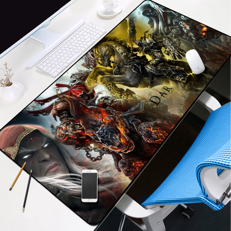 Darksiders3暗黑血统鼠标垫废土风暗黑洛丽塔暴力美学哥特电竞垫