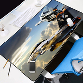 23鼠标垫超大闪电P MIG 10键盘垫Bf109桌垫 喷火零式 F14