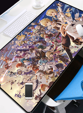 芙宁娜原神鼠标垫枫丹水神Furina神里绫华芙卡洛斯动漫周边键盘垫