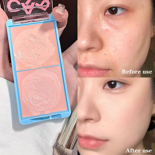 CAPPUVINI双色彭彭盘 贴肤高光提亮面部哑光平价学生党提亮膏彩妆