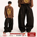 江南先生NewJNXS原牛水洗多线分割撞钉牛仔裤 烫钻撞色刺绣弯刀裤