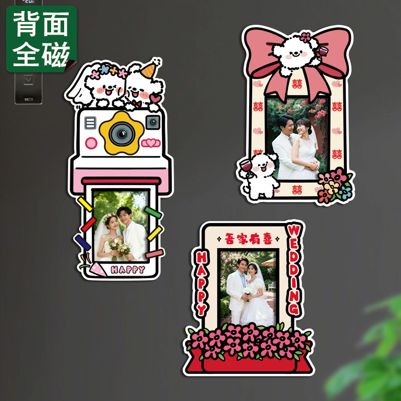 小红书热推拍立得磁吸相框装饰