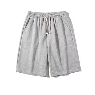 男生百搭五分裤 子卫裤 休闲短裤 麟运动ins纯色裤 小鱼 中裤 宽松夏季