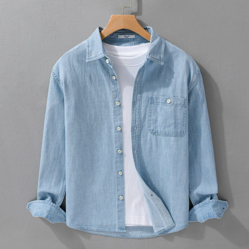 春秋男士港风牛仔夹克日系休闲潮