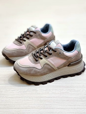 拼色加绒老爹鞋冬季轻便小棉鞋