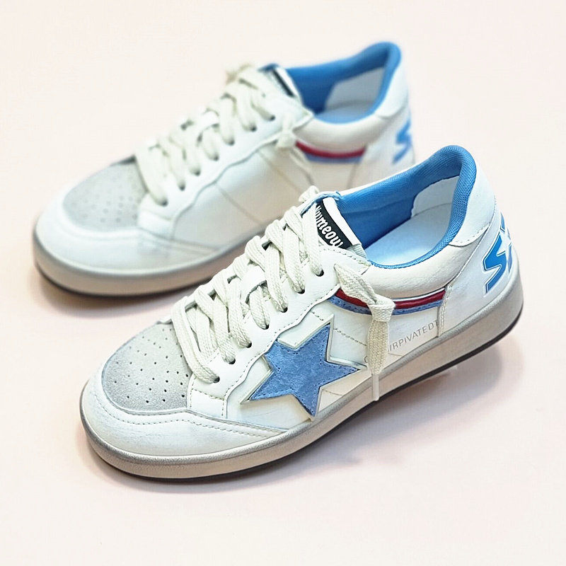 春季新款拼色真皮小白鞋女百搭系带运动休闲鞋平底板鞋软底小脏鞋,女鞋,休闲板鞋,淘宝优惠券,粉丝福利购,淘宝优惠卷