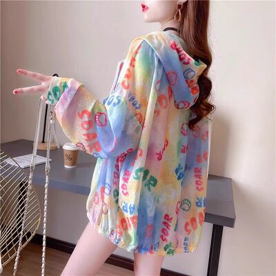 花色防晒衣女流行夏季新款