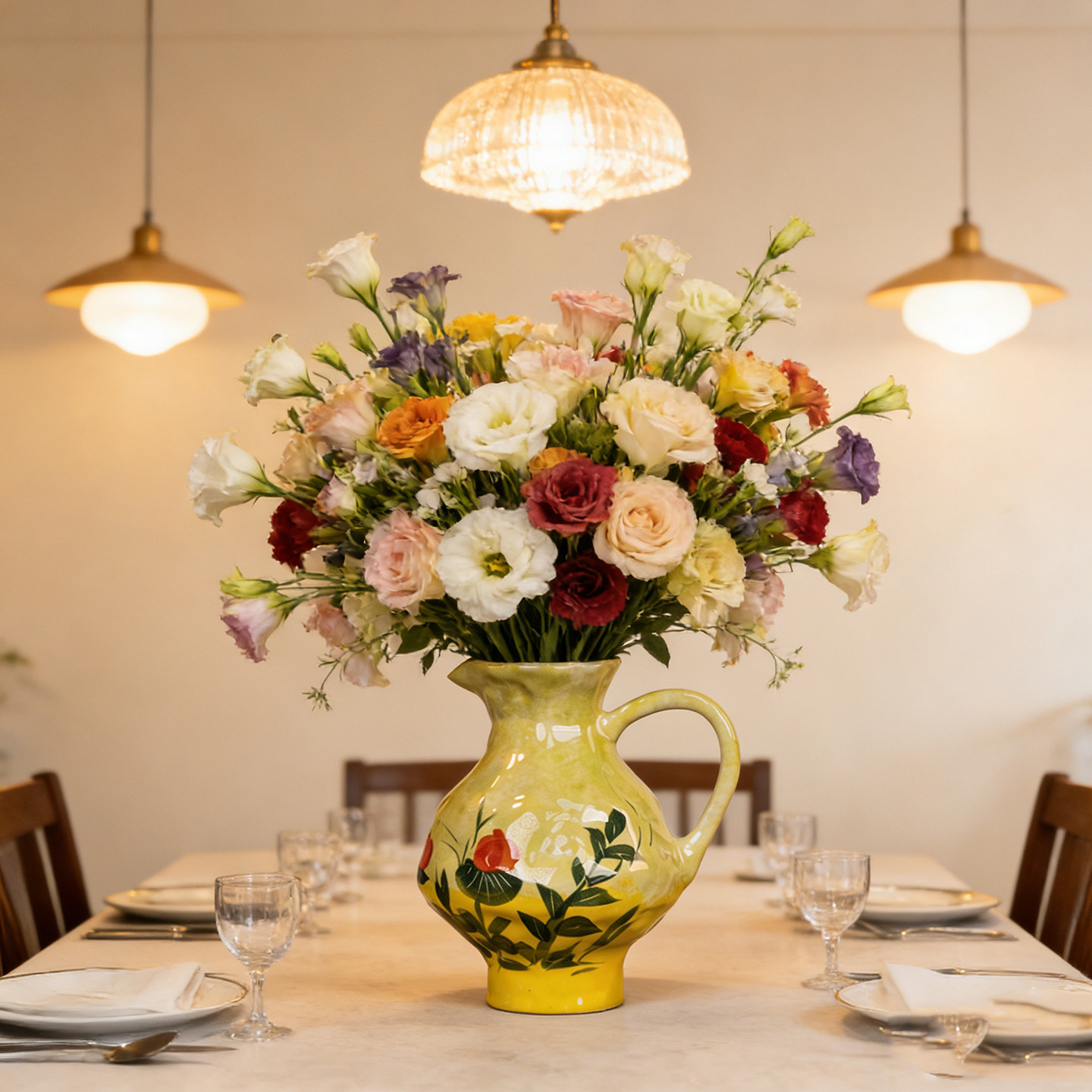 景德镇复古手绘单耳锤纹陶瓷餐桌水培花瓶摆件客厅插花干花高级感,家居饰品,花瓶,淘宝优惠券,粉丝福利购,淘宝优惠卷