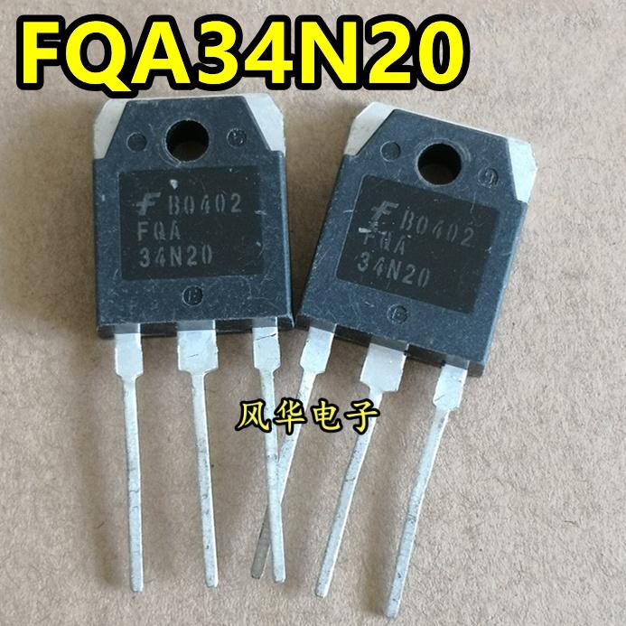 FQA34N20 原装拆机 200V 34A MOS场效应管 TO-3P 质量保证