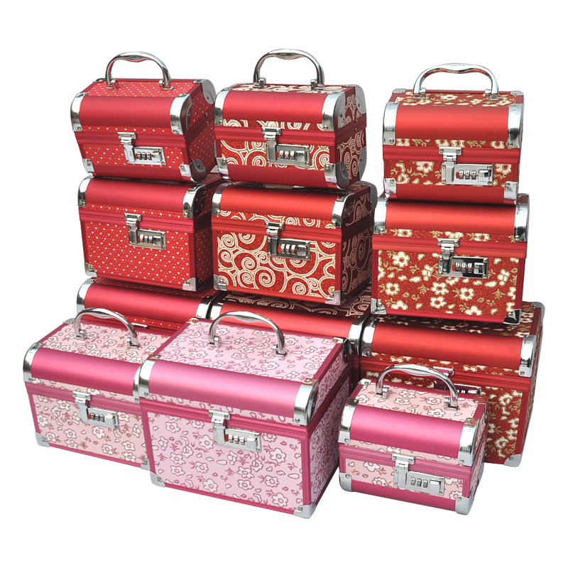 生日礼物带锁珠宝盒首饰礼金盒