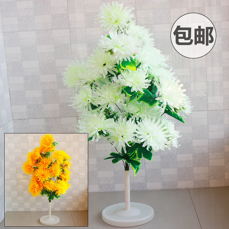 仿真菊帝王菊花花朵15公分龙爪菊千丝菊成品发货布花图片