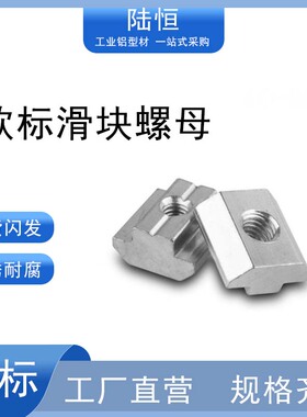 先装型方形螺母块 欧标滑块螺母 20/30/40/45滑块螺母 铝型材配件
