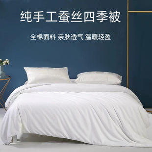 全棉桐乡蚕丝被双宫桑蚕丝四季被芯夏凉被春秋被空调被子母被