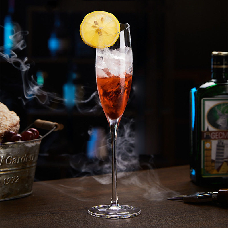 创意酒吧高脚水晶玻璃香槟杯礼盒套装气泡酒杯鸡尾酒杯家用红酒杯