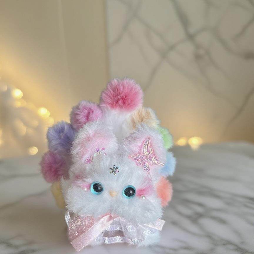 扭扭棒九尾狐高颜值手工编织diy材料包小猫毛绒可爱毕业礼物摆件