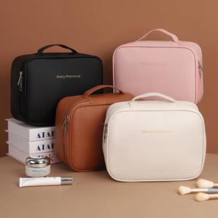 新款密封超大分区洗漱袋大容量旅行化妆品收纳包高级感手提化妆包