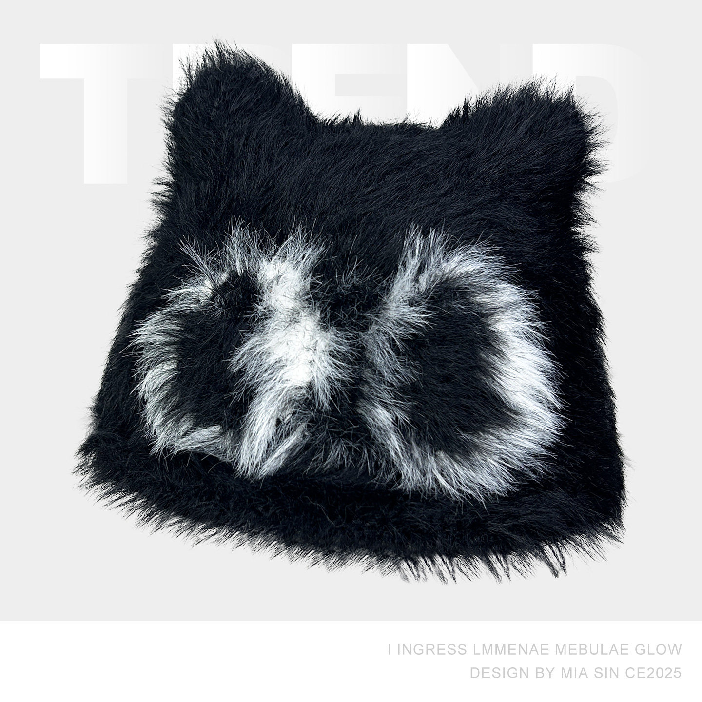 y2k亚文化可爱猫耳朵毛线帽子女