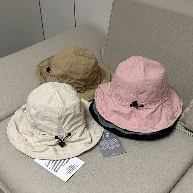 夏季轻薄透气速干渔夫帽女