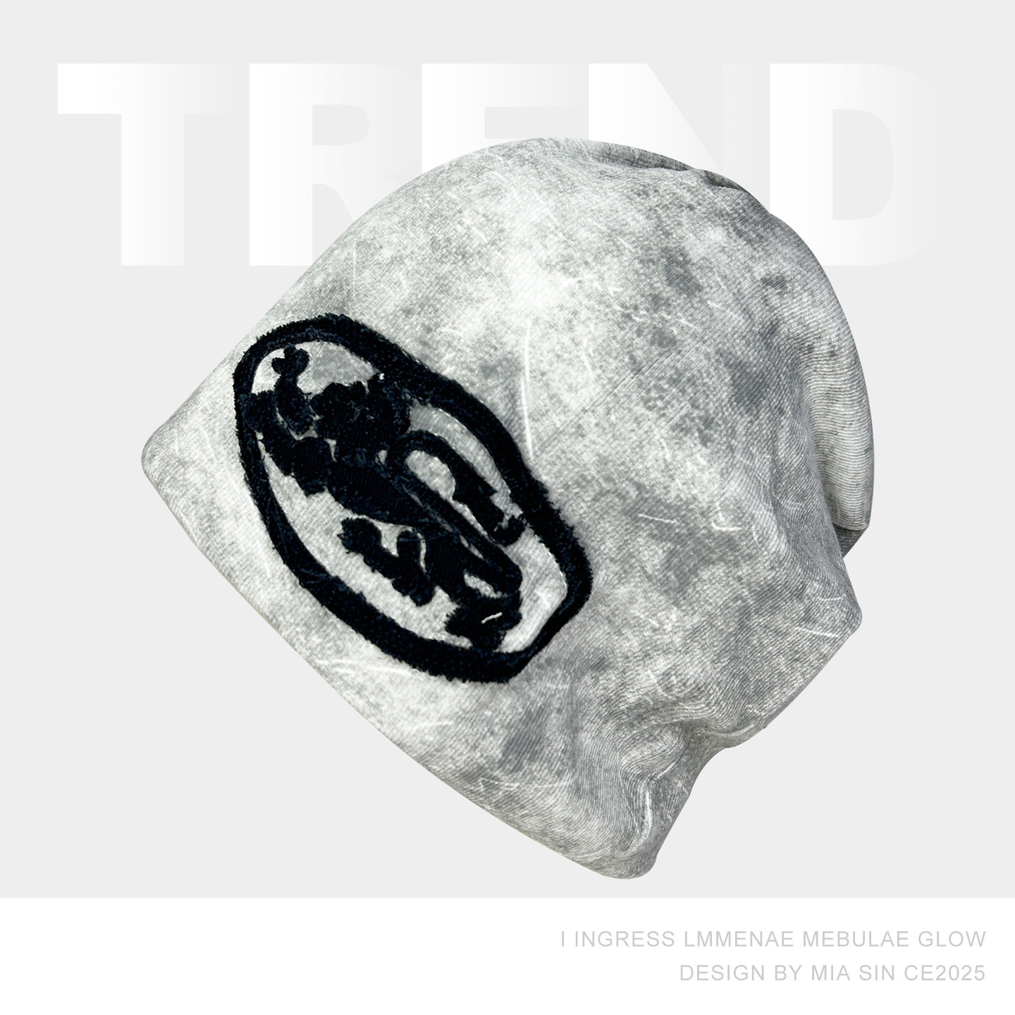 美式复古扎染立体刺绣堆堆帽男女