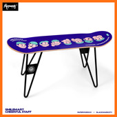 PAPERWORKS 创意滑板凳 BLACKMARKET原创STAFF头像图案合作款