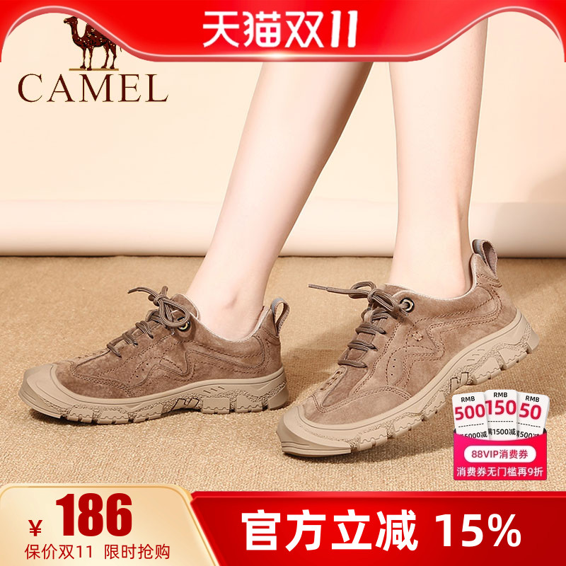 camel/骆驼户外女鞋工装鞋秋季