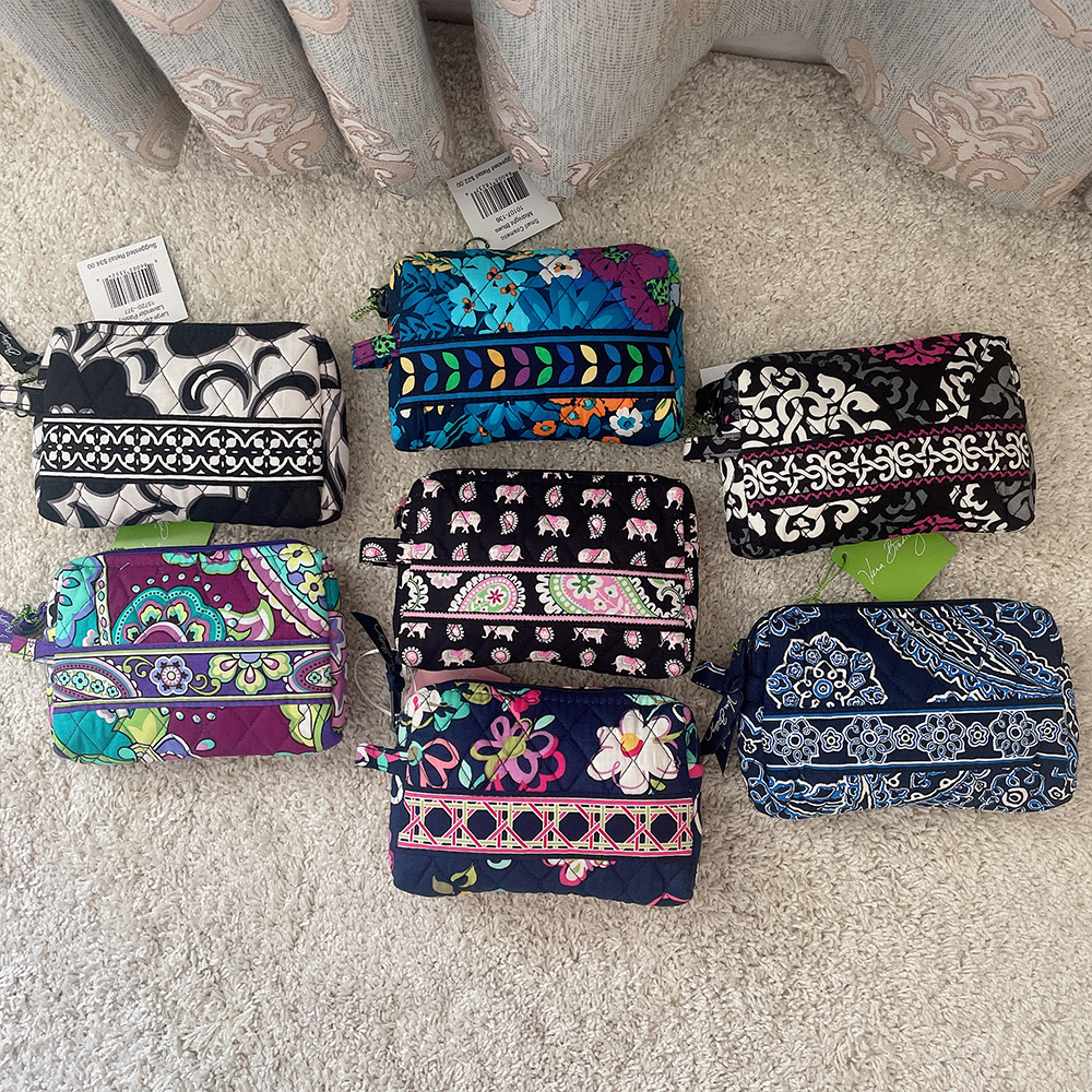 外贸原单VB纯棉小号化妆包家居旅行纯棉洗漱收纳包