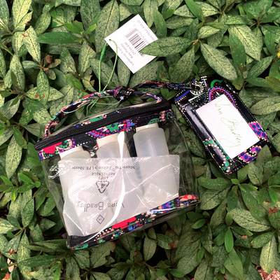 妆包收纳包行李牌与分装瓶套装