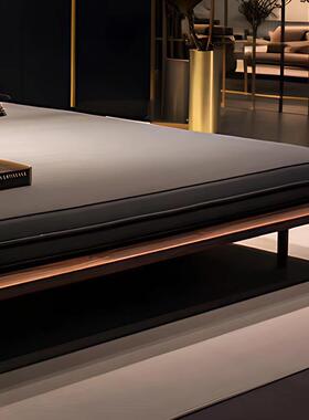 轻奢宋式美学0102103黑胡木师白蜡人床婚床大床高端定制设桃计双