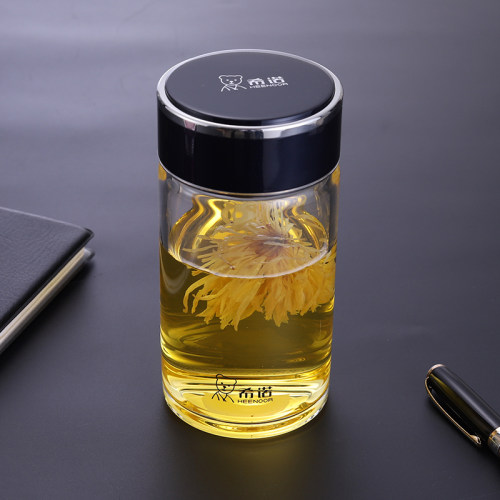 希诺加厚单层矮胖玻璃杯
