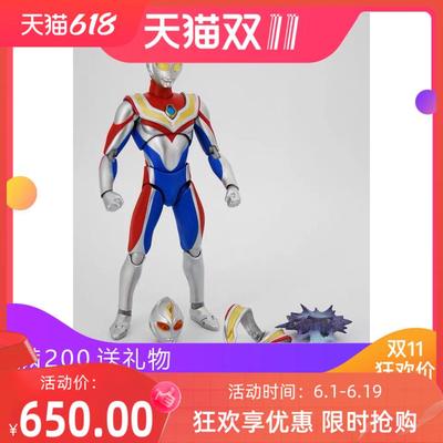 万代日版真骨雕SHF戴拿模型 全配件盒装戴拿奥特曼  多关节可动
