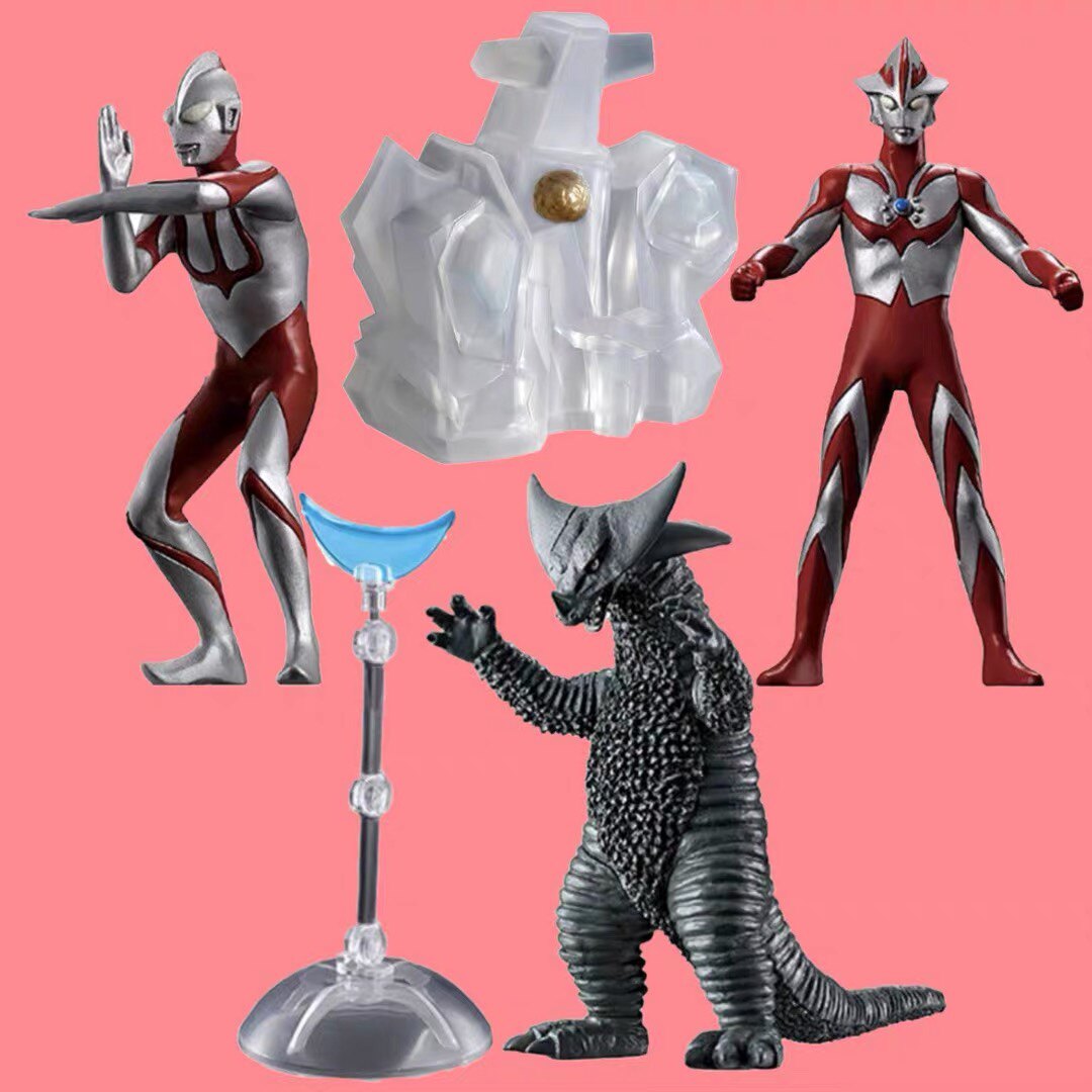 现货 玩具hgx扭蛋 奥特曼 圆谷特摄 美洛斯奥特曼 初代哥莫拉套装