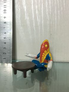 儿童模型 怪兽hg扭蛋 赛文奥特曼hg 美特隆星人 坐姿 带桌 稀有