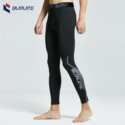 健身紧身裤男秋冬季高弹力速干