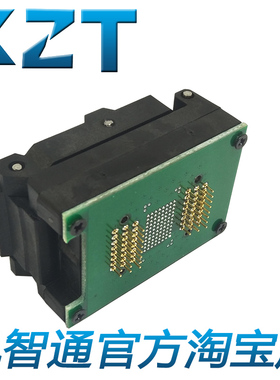 BGA100-1.0翻盖弹片测试座BGA100转DIP48座工厂直销