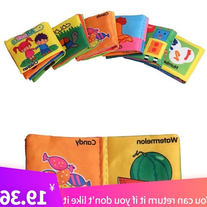 baby toys for kids soft rattle paper cloth books infant educ