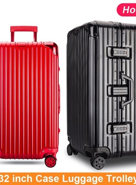 Large Suitcase Big Travel Bag 32 inch Case Luggage Trolley