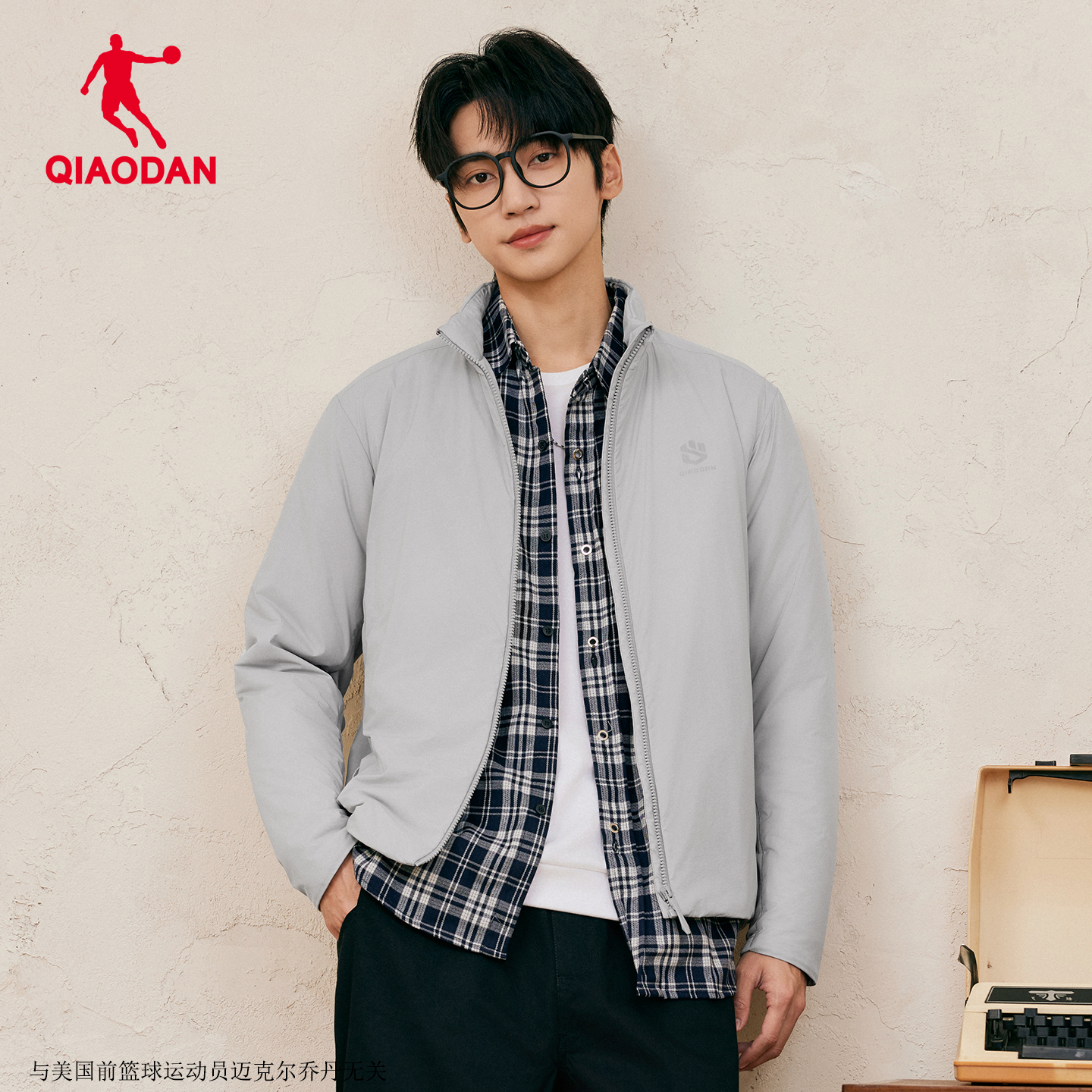 金标P棉|乔丹山神棉服男士冬季新款防水抗静电立领夹克外套风衣装