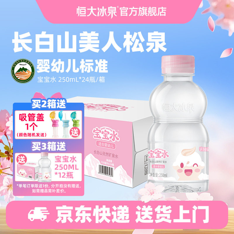 恒大冰泉矿泉水适合婴幼儿长白山										