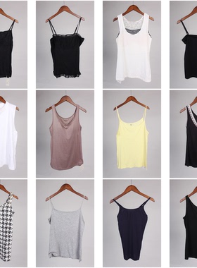 XT300古着vintage日制韩系甜美文艺夏季内搭外穿百搭日常背心吊带