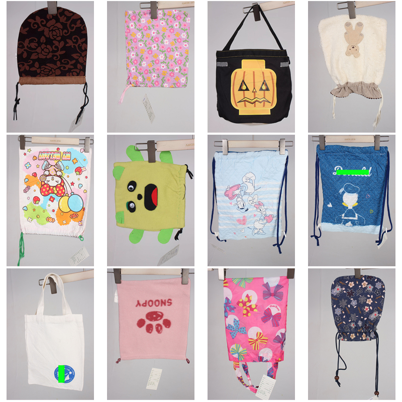 DZ92古着vintage日系休闲百搭女士袋子单肩包手提包帆布包