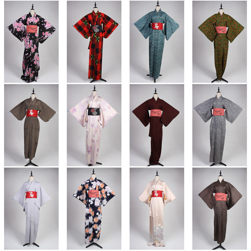 HF102古着日本制传统民族服饰写真表演男女装vintage中古和服外套