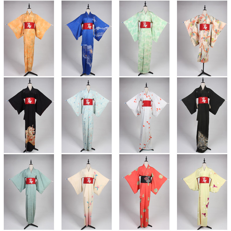 HF122古着日本制传统民族服饰写真表演男女装vintage中古和服外套