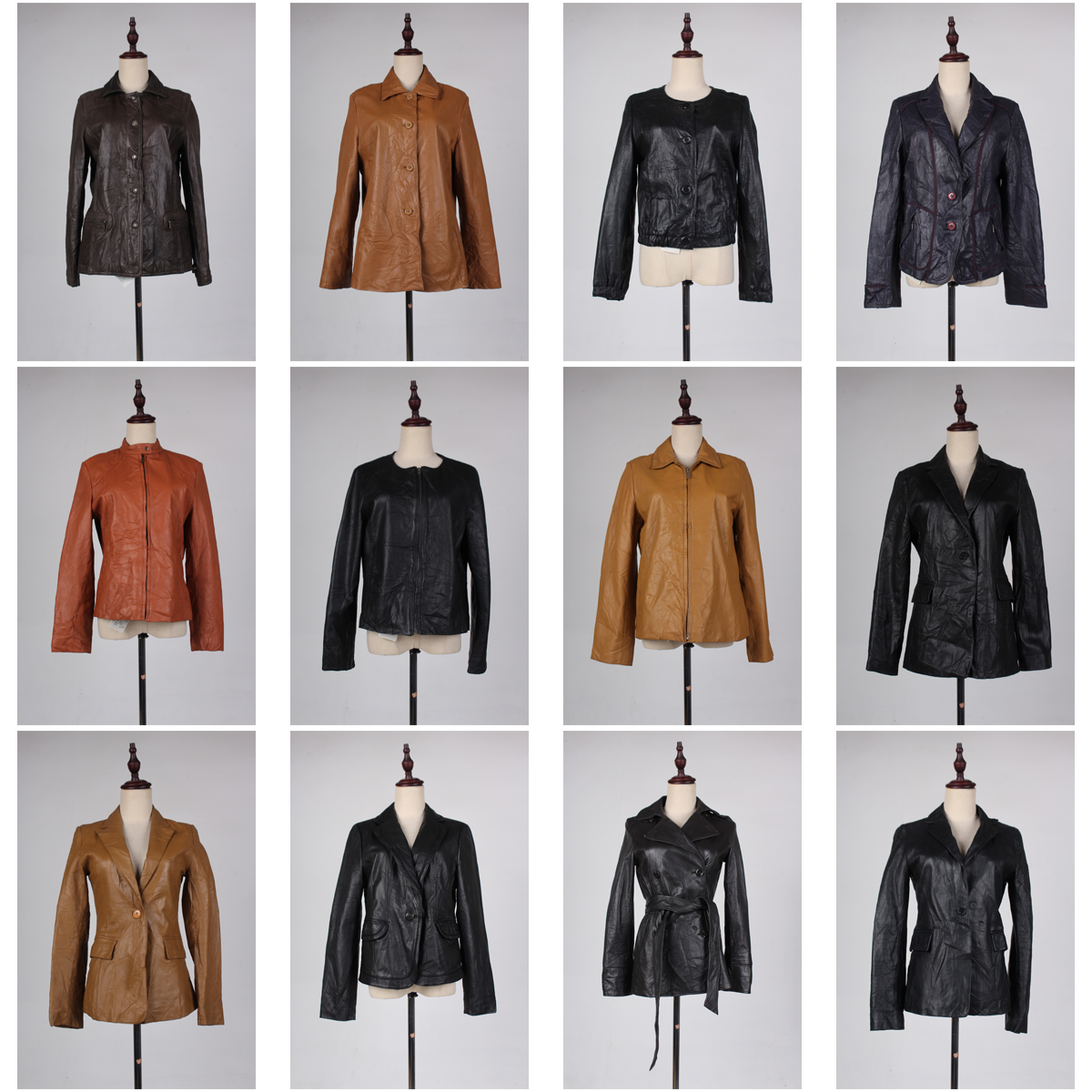 PP19古着vintage秋冬复古风牛皮羊皮中古日系真皮皮衣男女外套,女装/女士精品,皮衣,淘宝优惠券,粉丝福利购,淘宝优惠卷