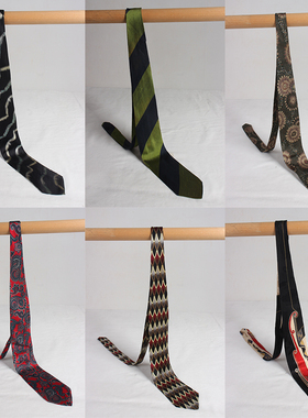 TE55+56古着vintage中古复古港风日系英伦手打休闲商务西装领带