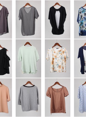 XT88古着vintage夏季休闲日常百搭短袖T恤上衣