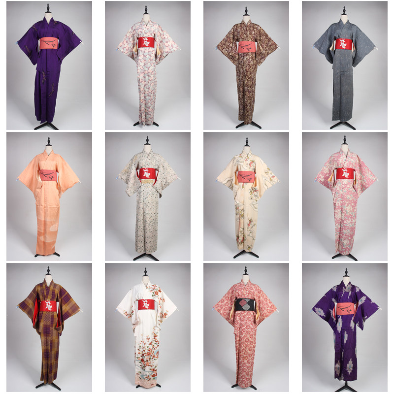 HF100古着日本制传统民族服饰写真表演男女装vintage中古和服外套