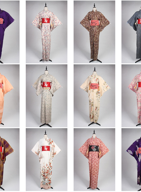 HF100古着日本制传统民族服饰写真表演男女装vintage中古和服外套