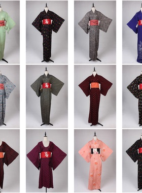 HF53古着vintage日本制传统民族服饰长和服