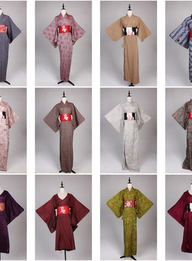 HF15古着vintage日本制传统民族服饰长和服