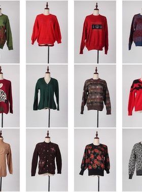 MY31古着vintage毛衣